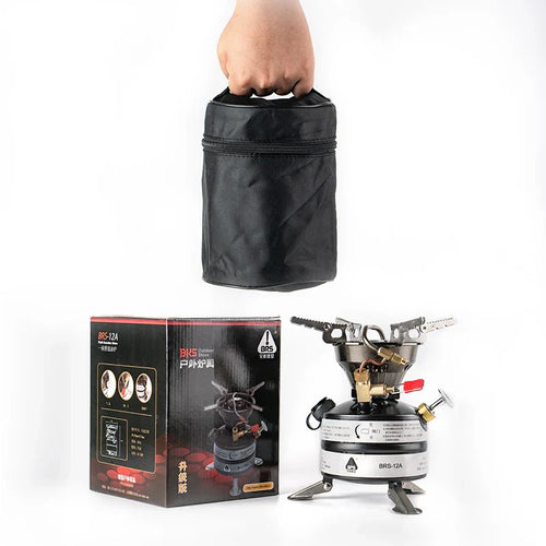 Outdoor Gasoline Camping Stove Black